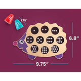 Play Brainy™ Fun, Kid-Friendly and Math Educational- Easy Number Game-Toddler Puzzle- 3D Baby Animal Hedgehog Puzzle- STEM Montessori Learning Toy- Ideal for Baby, Toddler, and Kids.