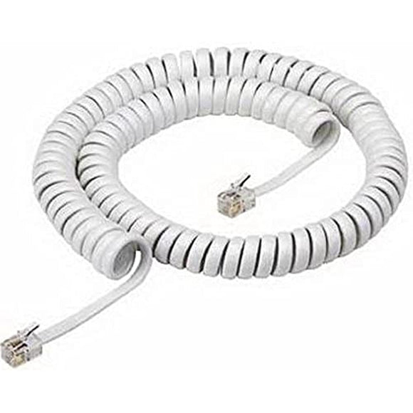 RCA TP280WN 12-Feet Handset Coil Cord, White