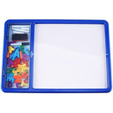 EduKid Toys Double Sided Chalk and White Board with ABC Magnets for Kids