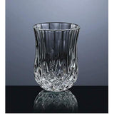 Le'raze Posh Crystal Collection Shot Glass Perfect for Serving Scotch, Whiskey, Tequila, or Vodka (Set of 6 - 2oz. Drink Shot Cups, Tumblers)