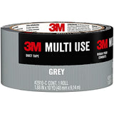 3M Multi-Use Duct Tape for Home & Shop, 1.88 inches by 10 yards, 2910-C, 1 roll