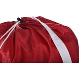 Shoulder Strap Laundry Bag - Drawstring Locking Closure, Durable Nylon Material, Large Capacity, Heavy Duty Stitching, Hands Free Carrying, Perfect for Laundromat or College Dorm. (Red | 30" x 40")