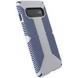 Speck Products Presidio Grip Samsung Galaxy S10 Case, Microchip Grey/Ballpoint Blue (124589-7569)