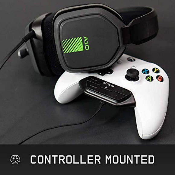 ASTRO Gaming A10 Headset for Xbox One/Nintendo Switch / PS4 / PC and Mac - Wired 3.5mm and Boom Mic by Logitech - Eco-Friendly Packaging - (Green/Black)
