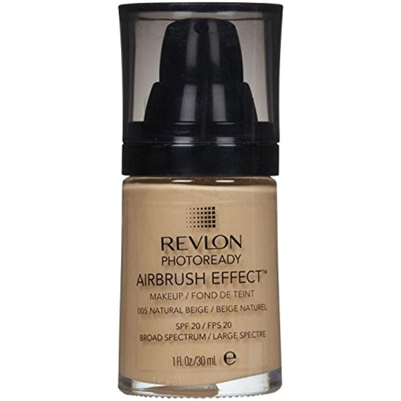 Revlon PhotoReady Airbrush Effect Makeup, Natural Beige, 1 Fluid Ounce