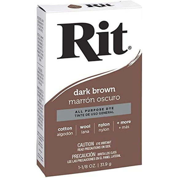 Rit, Dark Brown Purpose Powder Dye, 1 1/8 oz