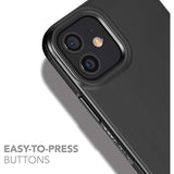 tech21 Evo Slim Phone Case for Apple iPhone 12 Mini 5G with 8 ft. Drop Protection, Charcoal Black