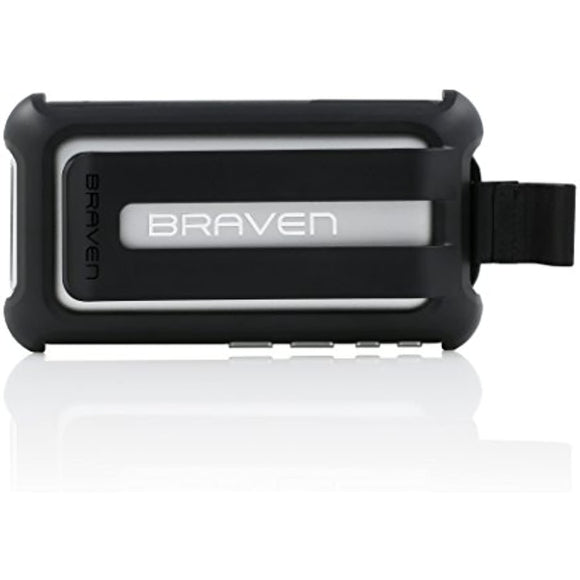 Braven Brava Premium Conference Call Speaker [2100 mAh] Car Speakerphone Accessory - Silver/Black