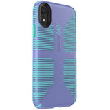 Speck Products CandyShell Grip iPhone Xs/iPhone X Case, Wisteria Purple/Mykonos Blue