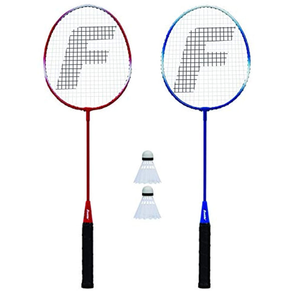 Franklin Sports 2 Player Badminton Racquet Replacement Set, One Size, Red, White, Blue (52623X)