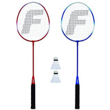 Franklin Sports 2 Player Badminton Racquet Replacement Set, One Size, Red, White, Blue (52623X)