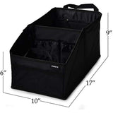 Back Seat Car Organizer - Neatly Organize Items While Traveling. Folds Flat for Easy Trunk Storage.