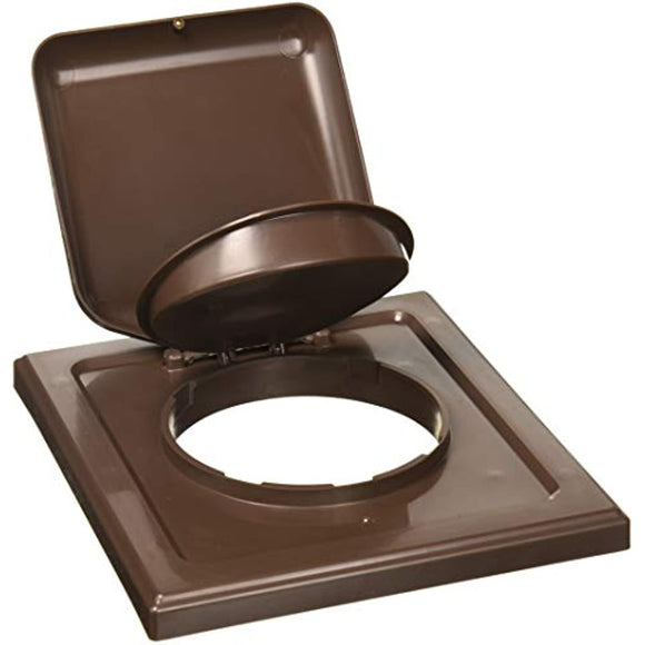 P Tec Products Inc 744C Wide Mount Vent, Brown