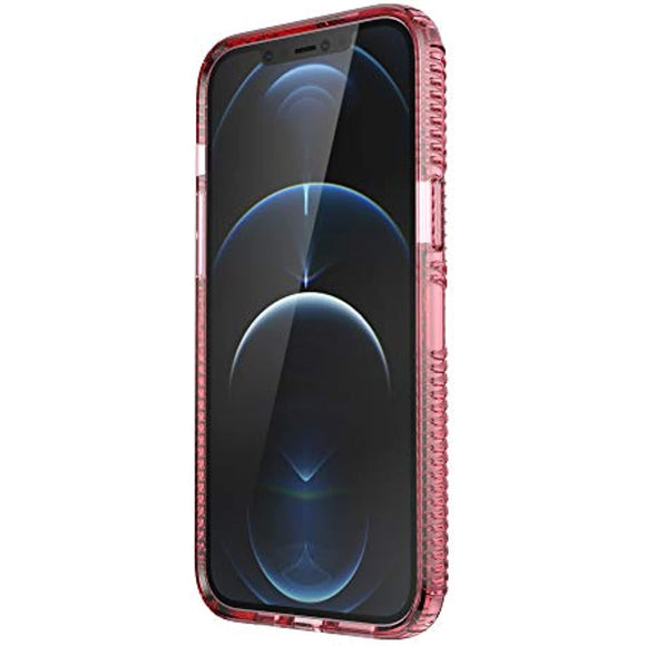 Speck Products Presidio Perfect-Clear Grip iPhone 12 Pro Max Case, Vintage Rose/Vintage Rose