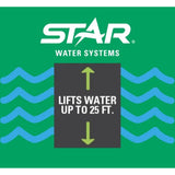Star SJ05S 1/2 HP Cast Iron Shallow Well Jet Pump