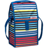 PackIt Freezable Double Bottle Wine Bag, Cali Stripes