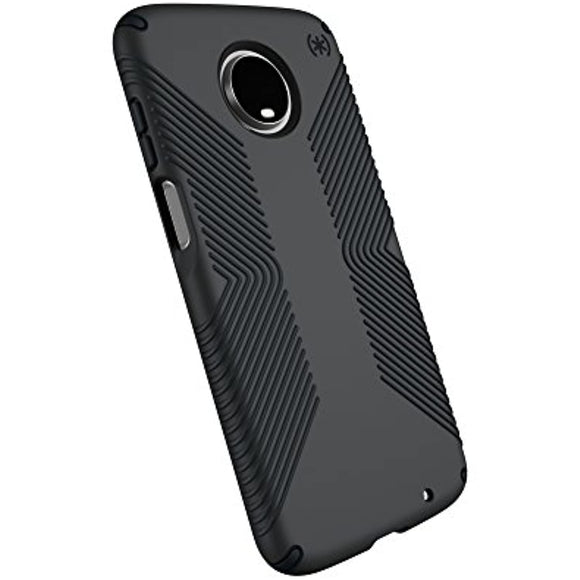 Speck Products Presidio Grip Motorola Moto Z3, Moto Z3 Play Case, Graphite Grey/Charcoal Grey (113671-5731)