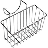 PlumBoss Sponge Holder for Kitchen, Stainless Steel Rust Proof Caddy Dish Draining Sink Basket, LARGE