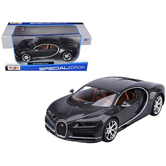 Maisto 1:24 Scale Bugatti Chiron Die-Cast Vehicle (Colors May Vary)