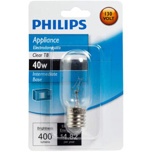 Philips Appliance T8 Light Bulb: 40-Watt, Intermediate Base