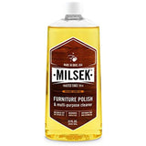 Milsek Furniture Polish and Cleaner with Lemon Oil, 12-Ounce, LM-12