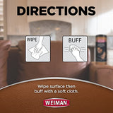 Weiman Leather Cleaner & Conditioner Wipes With UV Protection, Prevent Cracking