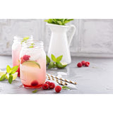 16oz Glass Mason Jars with lids Set of 6- wide mouth - Airtight Band + Marker & Labels - Canning Jars with Lids, Ideal for candle jars, Spice Jars, Wedding Favors, Meal Prep, Jelly Jar, Jam, Honey,