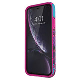 Speck Products 132093-8736 Presidio Inked iPhone XR Case, Hyperbloom/Lipstick Pink