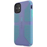 Speck CandyShell Grip iPhone 11 Case, Wisteria Purple/Mykonos Blue