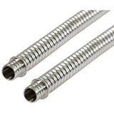 Flextron FTWC-S34-18F 18" Corrugated Connector for Water Heater with 3/4" Fip and 3/4" Pex Ends, Stainless Steel