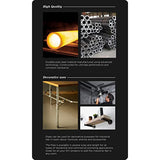 Supply Giant 1-1/4 Inch Galvanized Pipe, One And Quarter Inch Malleable Steel Pipes Fitting Build DIY Vintage Furniture, 1-1/4" x 30" (Pack Of 5)