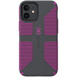 Speck Products CandyShell Pro Grip iPhone 12 Mini Case, Slate Grey/It’s a Vibe Violet (137595-9230)