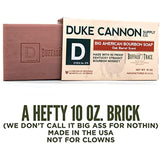 Duke Cannon Cannon Supply Co. Big American Bourbon Soap, 10oz - Superior Grade Men's Soap with Oak Barrel Scent, Made With Buffalo Trace