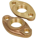 Midline Valve XNGU200L-OM Water Meter Hardware Kit Includes 2 Flanges, 2 Gaskets, 4 Nuts, 4 Bolts 2 in. FIP Connection Bronze