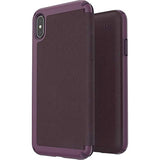 Speck Products Presidio Folio iPhone Xs Max Case, Heathered Veronica Purple/Veronica Purple/Vintage Purple