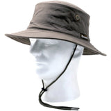 Sloggers Classic Cotton Hat with Wind Lanyard, Dark Brown, UPF 50+ Maximum Sun Protection, Style 4471DB,Adjustable Medium to Large