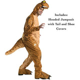 Rubie's mens Oversized T-rex Dinosaur Jumpsuit Adult Sized Costumes, As Shown,