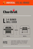 Char-Broil 3-4 Burner Large Rip-Stop Grill Cover(Black)