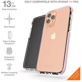 ZAGG Gear4 Piccadilly Compatible with iPhone 11 Pro Case, Advanced Impact Protection with Integrated D3O Technology Phone Cover - Rose Gold