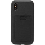 Bondir, iPhone Xs MAX, Black Leather Wallet (Card Holder Cell Phone Case) [Military Drop Test Certified] Protective Genuine Leather Wallet Case for Apple (6.5") iPhone Xs Max