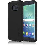 Samsung Galaxy S7 Edge case, Incipit Dual Pro, Hard Shell Case with Impact-Absorbing Core Shock-Absorbing Impact-Resistant Dual-Layer Cover - Black/Black