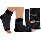 Ankle Compression Socks - A Toeless foot Sleeve, Splint for Women Neuropathy,