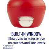 TERRO T2502 Ready-to-Use Indoor Fruit Fly Killer and Trap with Built in Window - 2 Traps + 90 day Lure Supply