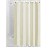 iDesign Fabric Shower Curtain, Bath Curtain for Master Bathroom, Kid's Bathroom,