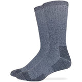 Carolina Ultimate Men's Crew Socks 2 Pair, Charcoal/Grey, Men's 9-13
