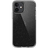Speck Products Presidio Perfect-Clear + Glitter iPhone 12, iPhone 12 Pro Case, Clear with Gold Glitter/Clear