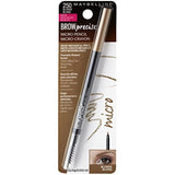 Maybelline Brow Precise Micro Eyebrow Pencil Makeup, Blonde, 0.002 oz.