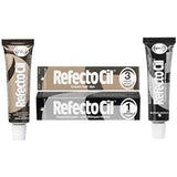 Refectocil Twin Pack Cream Hair Dye, 15ml (2-pack) (Pure Black and Natural Brown)