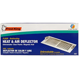 Frost King Unbreakable Heat and Air Deflector, Clear Plastic, 2 3/4” Tall, Width Adjustable 10” to 14”, (50)