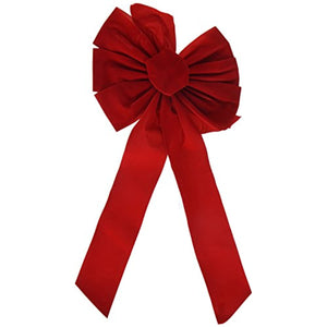 10 x 12-Inch Red Velvet Bow